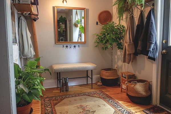 Come rendere un ingresso accogliente e funzionale nonostante lo spazio limitato?